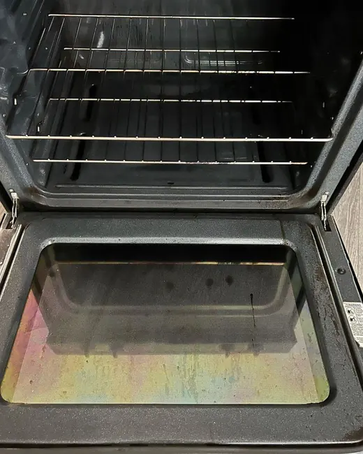 The same oven after cleaning by Katy Home Improvement