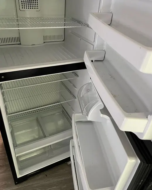 The same refrigerator after cleaning by Katy Home Improvement